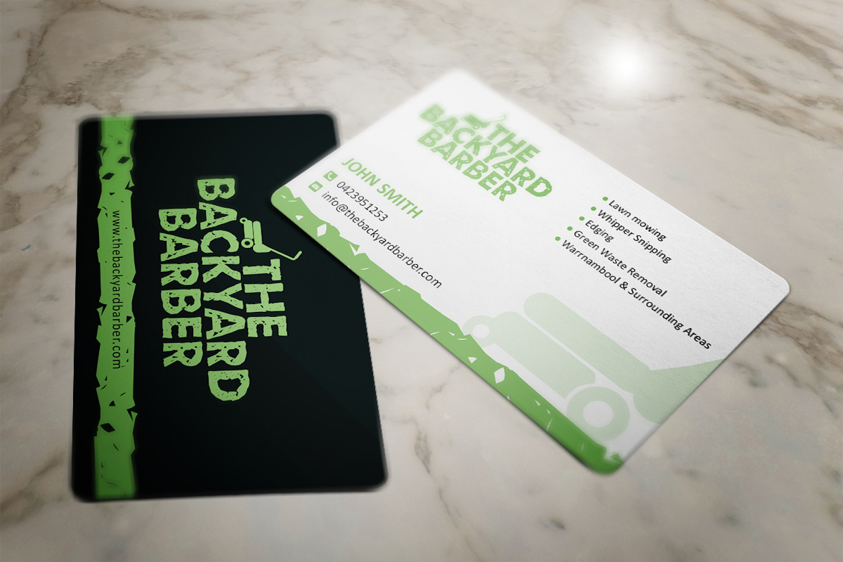 Design de Carte de Visite par MT pour the backyard barber | Design #3939227