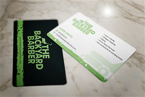 the backyard barber business card | Design de Carte de Visite par MT