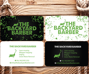 the backyard barber business card | Design de Carte de Visite par Aaaron