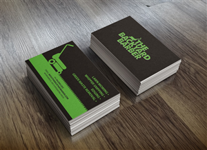 Business Card Design by Apridio for the backyard barber | Design: #3927819