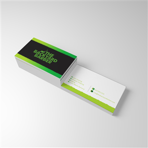 Business Card Design by dkthedon for the backyard barber | Design: #3925393