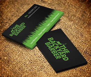 the backyard barber business card | Design de Carte de Visite par Owaisias