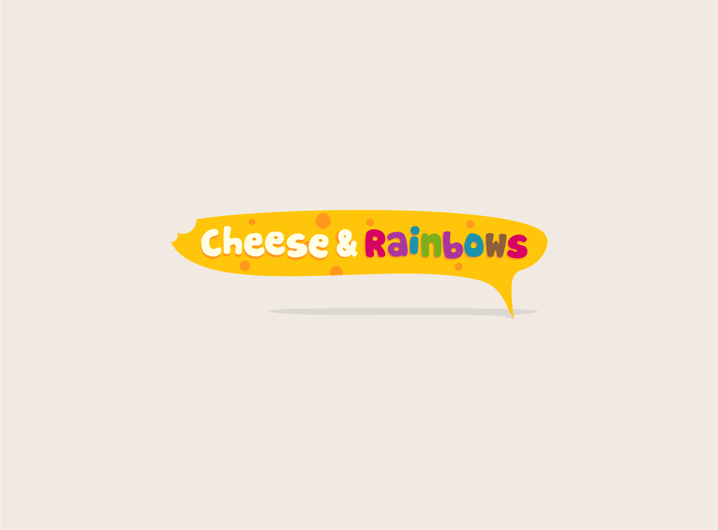 Logo Design by Rudy Graph for Cheese & Rainbows | Design #3946177