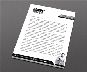 Letter head for peronal trainer | Letterhead Design by ideaz2050
