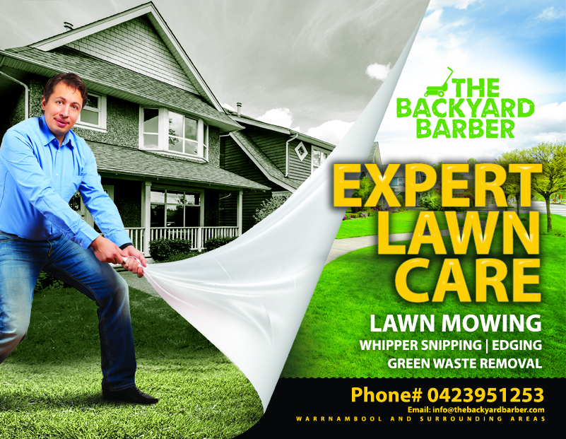 Design de Flyer par earldesigns pour the backyard barber | Design #3950208