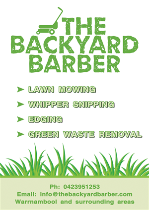 Design de Flyer par Rozita pour the backyard barber | Design : #3924013