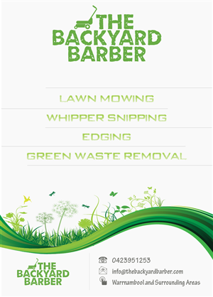 Design de Flyer par mukherjee.m pour the backyard barber | Design : #3936476
