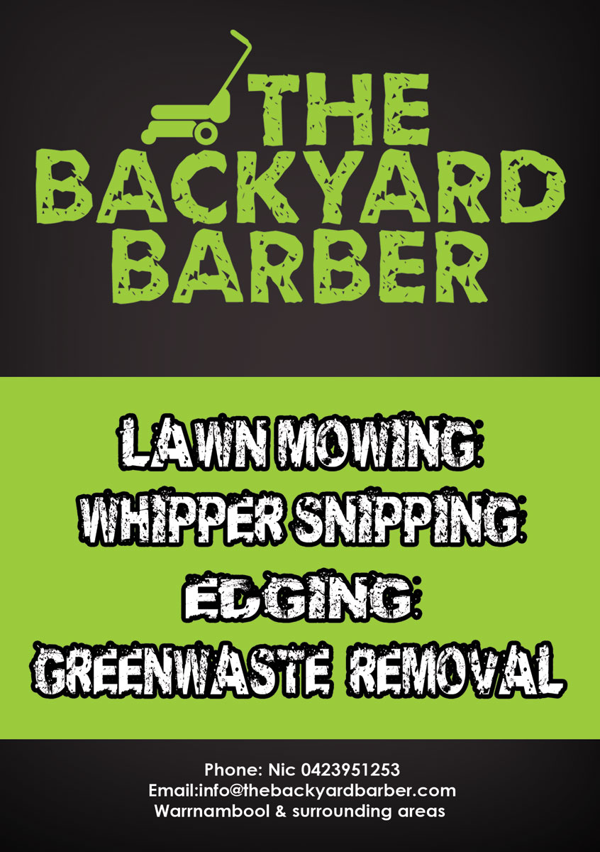 Flyer Design by alessandroevge for the backyard barber | Design #3935402
