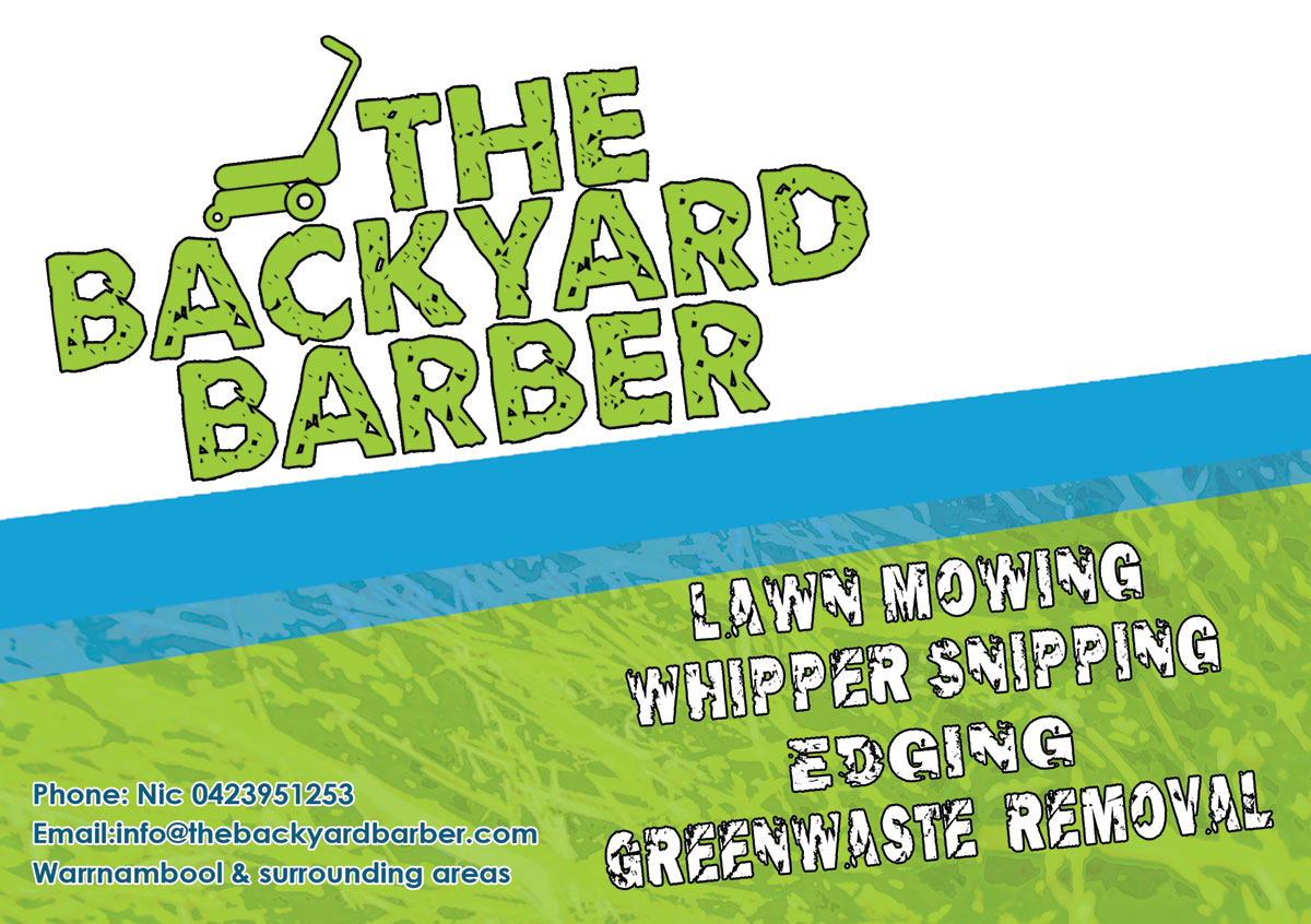Flyer Design by alessandroevge for the backyard barber | Design #3935407