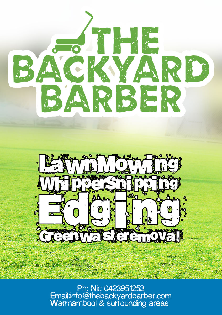 Flyer Design by alessandroevge for the backyard barber | Design #3935412