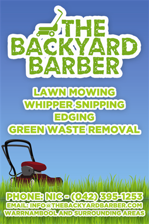 Flyer Design by mahesh.haimraj for the backyard barber | Design #3918374