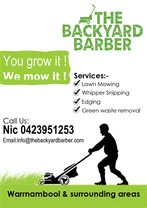 Design de Flyer par Parul pour the backyard barber | Design : #3938116