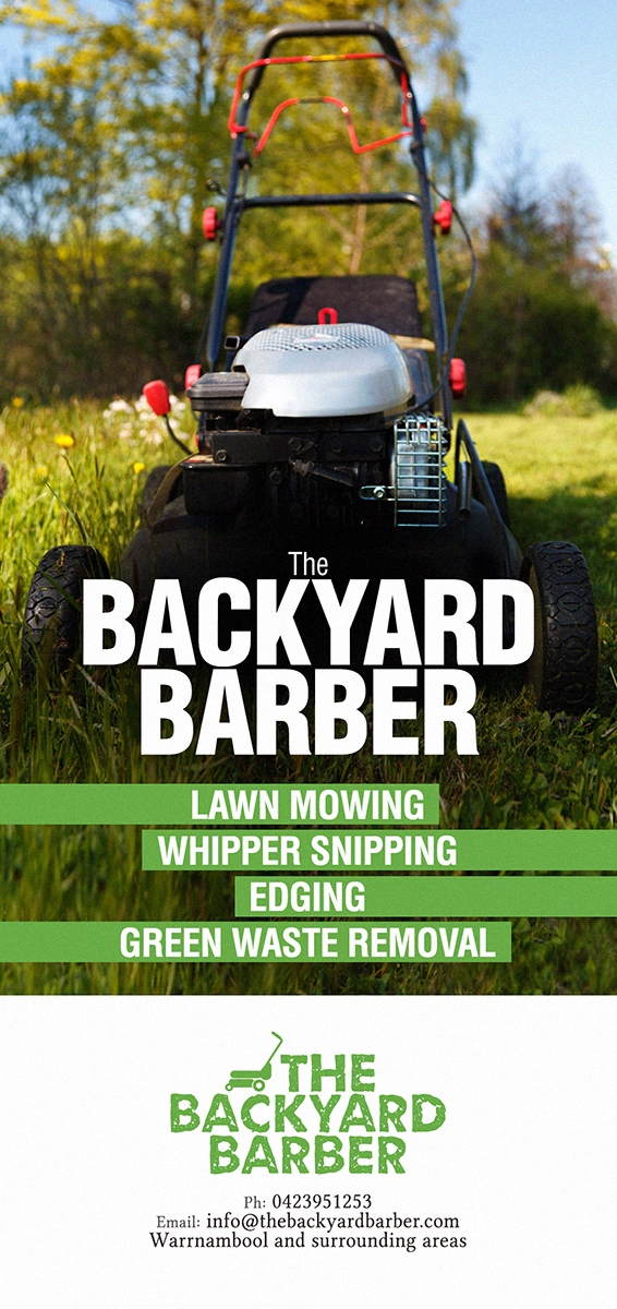 Flyer Design by D-Design for the backyard barber | Design #3917945