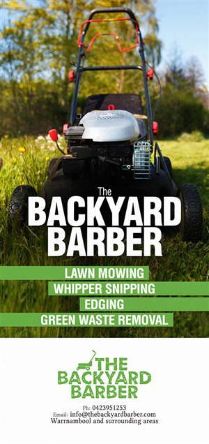 Design de Flyer par D-Design pour the backyard barber | Design : #3917945
