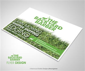 Design de Flyer par Mahmoud Shahin pour the backyard barber | Design : #3933452
