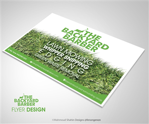 the backyard barber flyer | Flyer-Design von Mahmoud Shahin