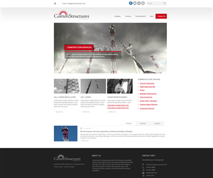 Web Design by aarsita for CommStructures | Design #3974784