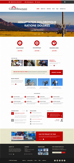 Web Design by Silverfox Studio for CommStructures | Design: #3987369