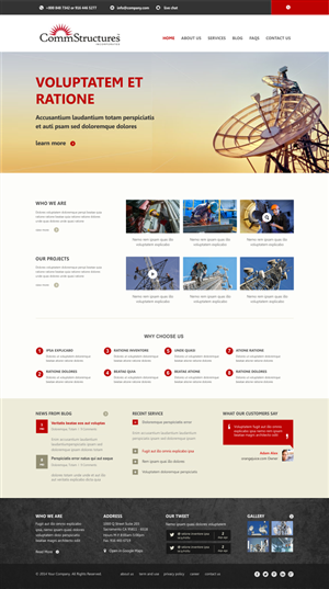 Web Design by Silverfox Studio for CommStructures | Design: #3988184