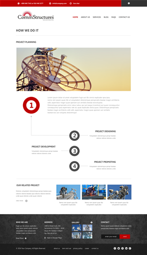 Web Design by Silverfox Studio for CommStructures | Design: #3990618