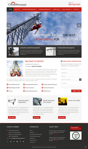 Web Design by pb for CommStructures | Design: #3931256