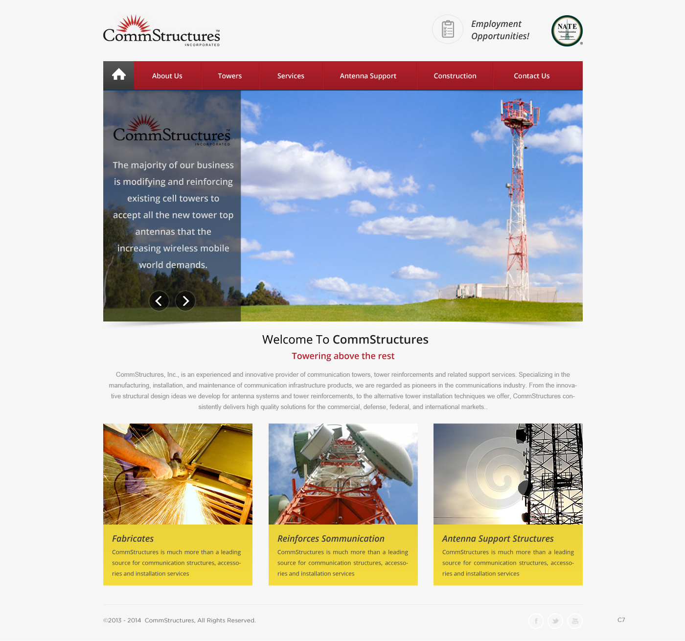 Web Design by pb for CommStructures | Design #3931260