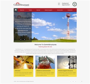 Web Design by pb for CommStructures | Design: #3931260