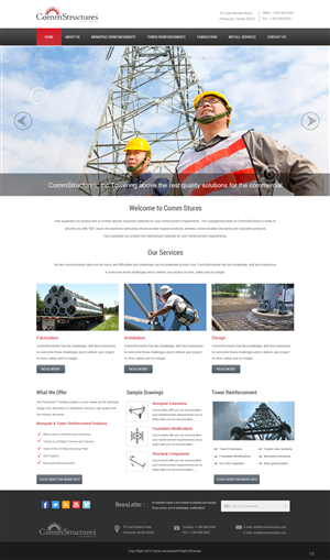 Web Design by pb for CommStructures | Design: #3931261