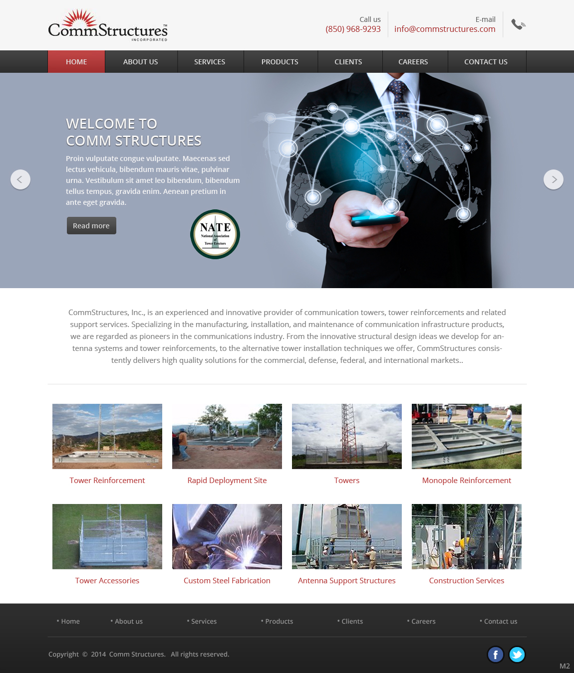 Web Design by pb for CommStructures | Design #3931265
