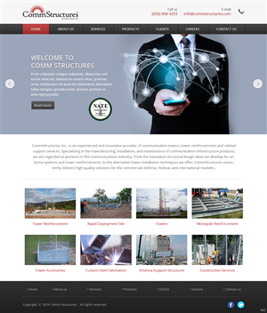 Web Design by pb for CommStructures | Design: #3931265