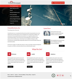 Web Design by pb for CommStructures | Design: #3938654