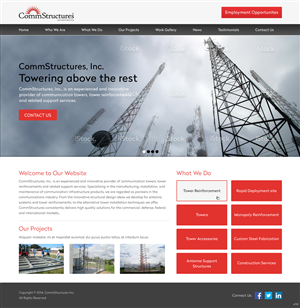 Web Design by pb for CommStructures | Design: #3938657