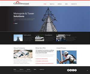 Web Design by pb for CommStructures | Design: #3938660