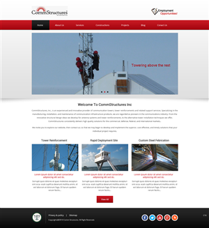 Web Design by pb for CommStructures | Design: #3938662