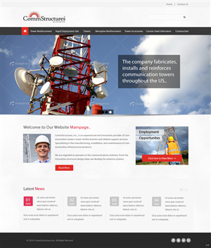 Web Design by pb for CommStructures | Design: #3938665