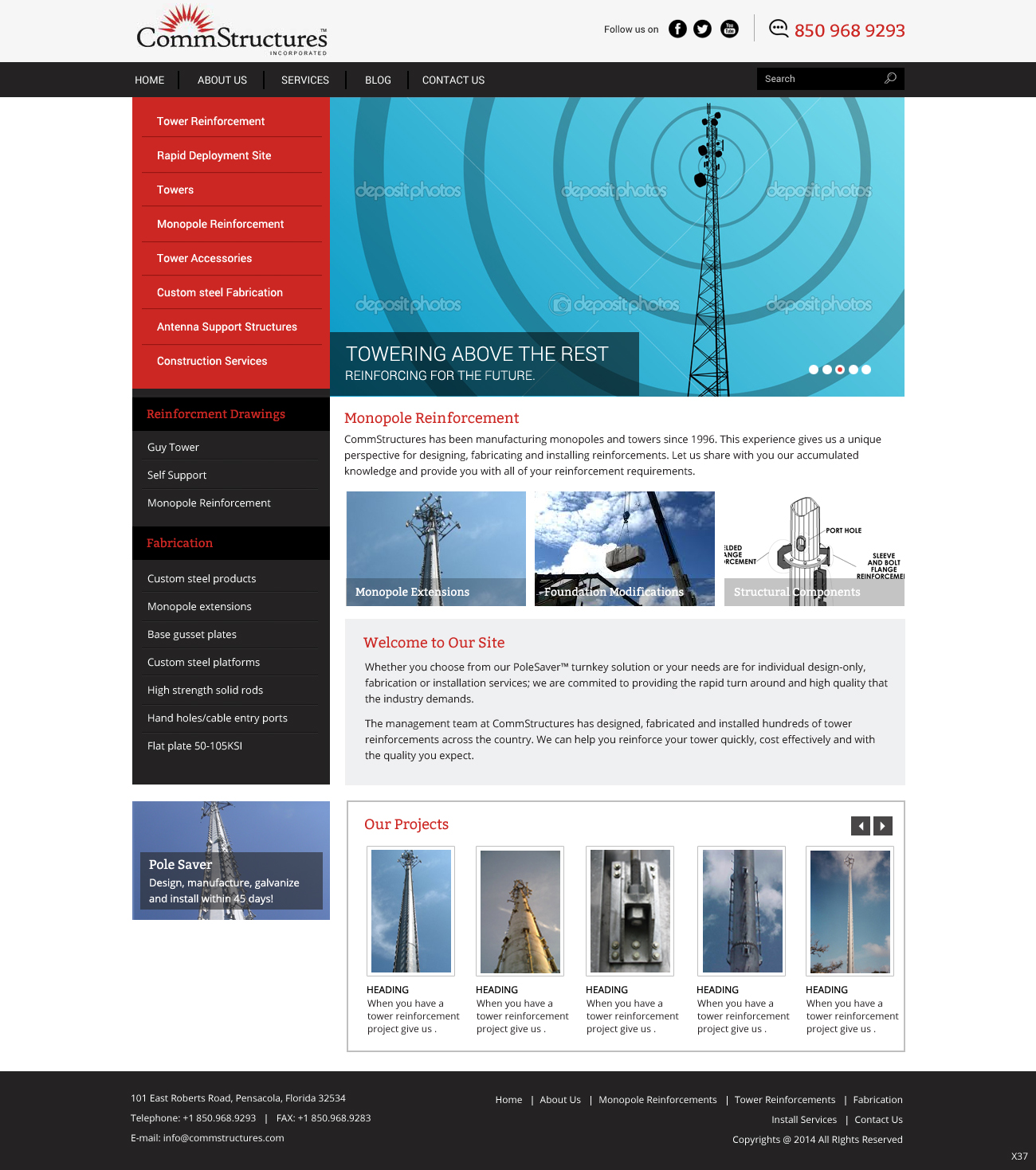 Web Design by pb for CommStructures | Design #3941704