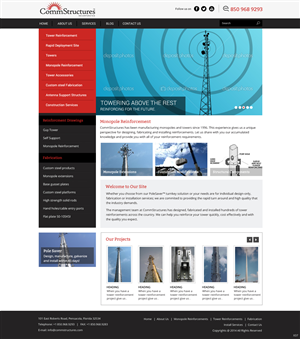 Web Design by pb for CommStructures | Design: #3941704