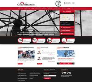 Web Design by Sbss for CommStructures | Design: #3971525