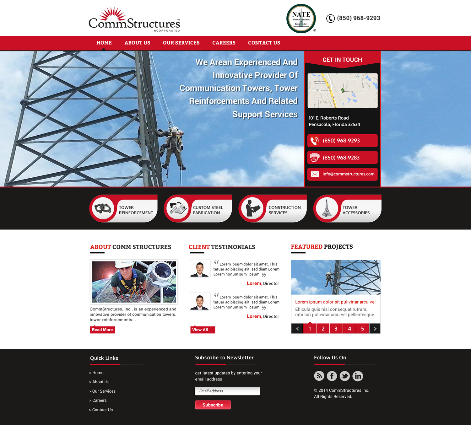 Web-Design von Sbss für CommStructures | Design #3971536
