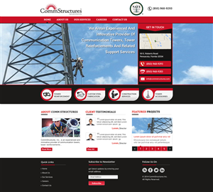 Web Design by Sbss for CommStructures | Design: #3971536