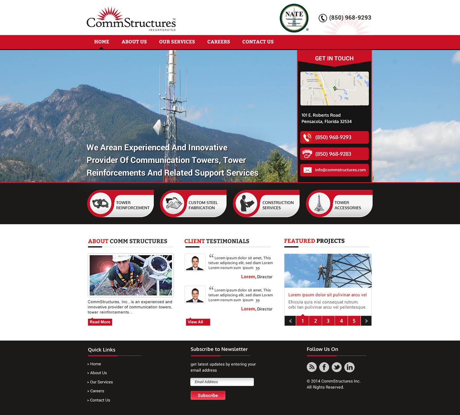 Diseño Web por Sbss para CommStructures | Diseño #3971783