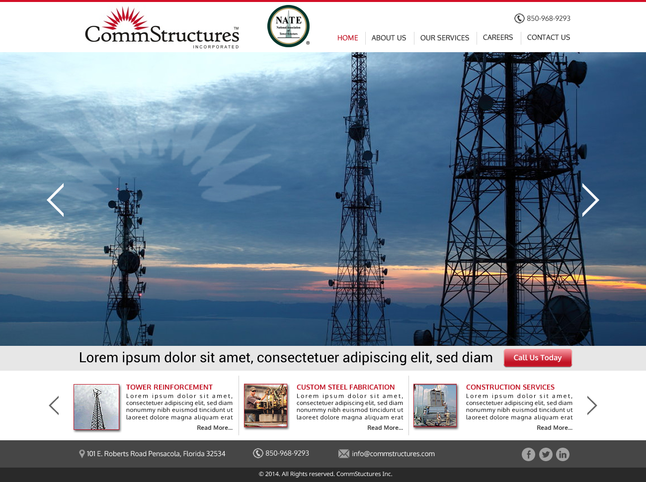 Web Design par Sbss pour CommStructures | Design #3971795