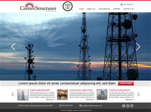 Web Design by Sbss for CommStructures | Design: #3971795