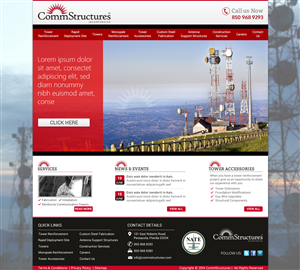Web Design by Sbss for CommStructures | Design: #3971815