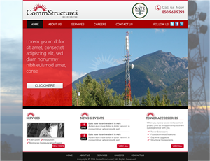 Web Design by Sbss for CommStructures | Design: #3971817