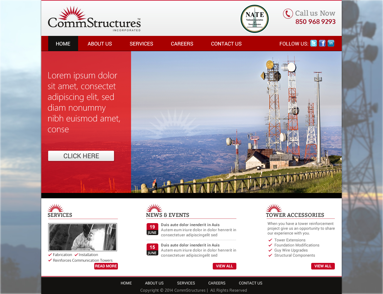Diseño Web por Sbss para CommStructures | Diseño #3971819