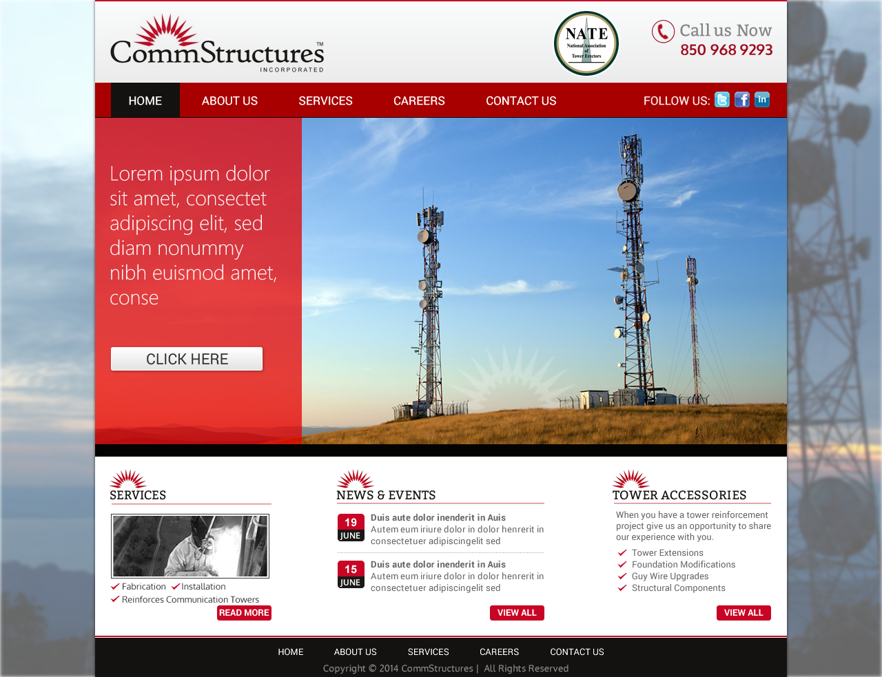Web Design by Sbss for CommStructures | Design #3971821
