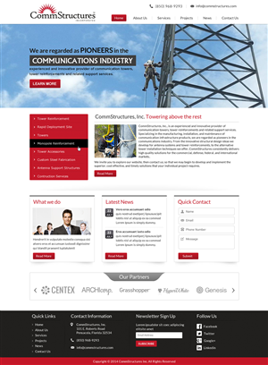 Web Design by Sbss for CommStructures | Design: #3972664