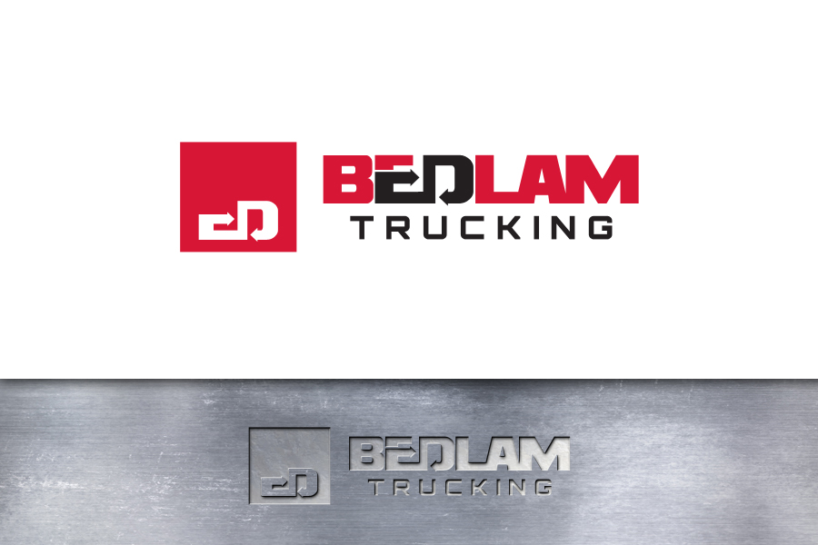 Logo Design by ketoprofen for Bedlam Trucking | Design #3982833
