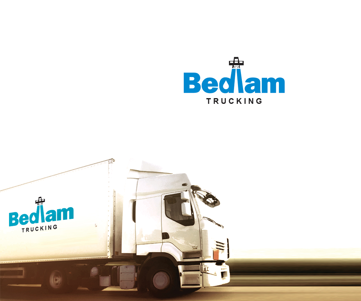 Logo Design by Habeeb Muhammad for Bedlam Trucking | Design #3922481